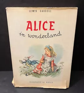 Vintage 1960s HCDJ ALICE in WONDERLAND - Lewis Carroll - Illustrated by Maraja - Picture 1 of 10