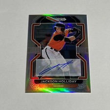 2022 Panini Prizm Draft Picks/Jackson Holliday/AUTO/Silver Prizm RC Auto ~MINT💰