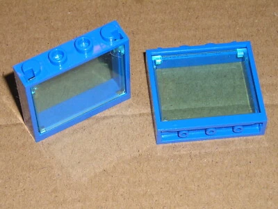 Lego 2x City Fenster Klappfenster Rahmen  Scheibe 60594 Farbauswahl (FE 1) - Bild 1 von 3