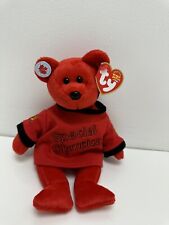TY Beanie Baby “Canada” The Special Olympics Bear Red Shirt MWMT (8 Inch)