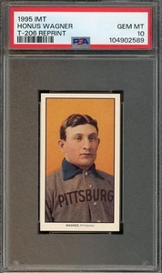1995 IMT Honus Wagner GEM-MT T-206 Reprint PSA 10 Pittsburgh Pirates 2589 - Picture 1 of 2