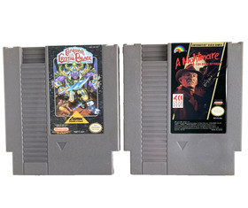 Nintendo Nes Nightmare on Elm Street Crystal Palace Authentic Games Tested