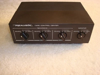 Realistic Tape Control Center 42-2115 3 Deck Audio Selector Switch Box - Image 1 of 4