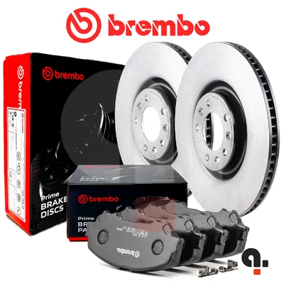Dischi E Pastiglie Freno Anteriori Brembo Per Fiat 500L 500X 1.3 1.4 1.6 - Image 1 of 4