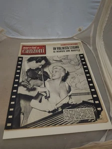 SORRISI E CANZONI Magazine Italian November 1957 Jayne Mansfield Cover VG+ - Picture 1 of 3