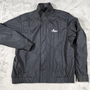 FootJoy DryJoys Jacke Herren Medium schwarz Golf Regen wasserdicht Reißverschlusstaschen beschichtet - Bild 1 von 14