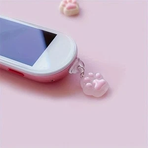 3x2cm Dog Claw Dust Plugs for iPhone/Android/Type C Mobile Phone - Photo 1 sur 9