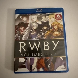 RWBY Volumes 1-5 Blu-Ray Anime Complete - Picture 1 of 5