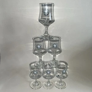 6 x Vintage Limited Edition Crested Waterford Cream Liqueur Glasses. - Picture 1 of 5