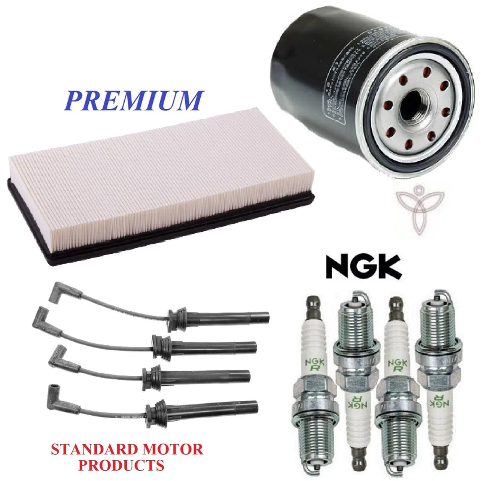 Tune Up Kit Filters Wire Spark Plugs For PLYMOUTH NEON L4 2.0L; SOHC 1996-1997 - Image 1 of 1