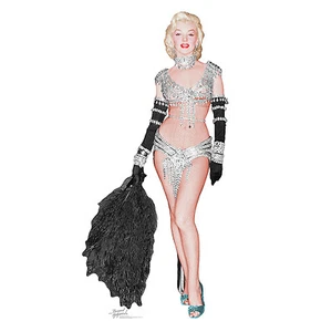 MARILYN MONROE - SHOW GIRL - TALLA NATURAL STANDUP/RECORTE TOTALMENTE NUEVO - SEXY 1013 - Imagen 1 de 1