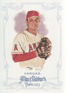 2013 Topps Allen and Ginter Baseball Card #84 Jason Vargas 