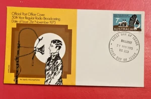 50th YEAR REGULAR RADIO BROADCASTING 1973 - Picture 1 of 2