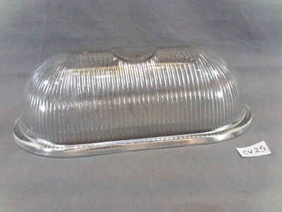 Ancien verre abat jour de lampe de cour, écurie, coursive, extérieure (CV25) - Photo 1/4