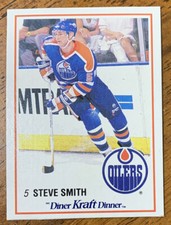 1989-90 NHL Kraft Canada Hockey Cards - #17 Steve Smith - Edmonton Oilers