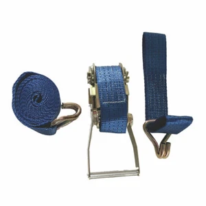 1 Set 2" x 15' Heavy Duty Ratchet Cargo Tie Down Straps 6613 lbs Tools - Picture 1 of 12