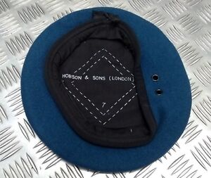 Niebieski szary beret oryginalny Hobson London Military Manufactures próbka 7 56cm