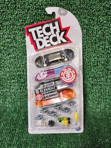 Tech Deck Element Gabriel Fortunato 4 Fingerboards Skateboards Collectible Set - Picture 1 of 2