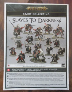 Warhammer Assembly Instruction Insert Booklet : Slaves to Darkness Start Collect - Picture 1 of 1