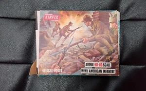 AIRFIX World War I American Infantry 48 HO/DO Scale pieces NEW Condition NIB - Picture 1 of 6