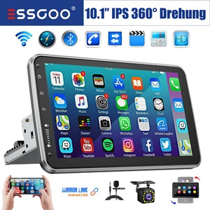 Autoradio Mit Bildschirm Navigation Android 13 1 DIN RDS Drehbarer 10.1'' +KAM - Bild 1 von 15