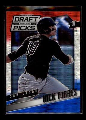 2014 Panini Prizm Draft Picks Red White and Blue Pulsar #23 Nick Torres Padres - Image 1 of 2
