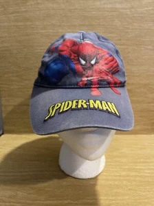 kids marvel spider-man adjustable baseball hat embroidered brim BS3 - Picture 1 of 6
