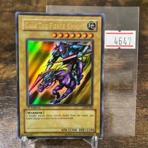 Yugioh Gaia The Fierce Knight 1st LOB-006 Ultra Rare LP+ Asia English - Picture 1 of 1