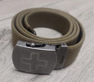 Taillengürtel Meister, Cordura, oliv, Gr. 114 cm / 44,9 Zoll, 1995, gebraucht, Schweizer Armee - Bild 1 von 15