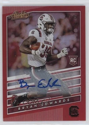 2020 Panini Chronicles Draft Picks Red Signatures /75 Bryan Edwards #11 Auto RC - Image 1 of 2
