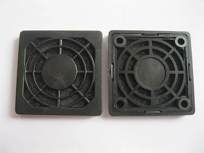 30 pcs Dustproof Dust Filter For DC Fan 50x50mm 50cm 5cm Black New - Image 1 of 3