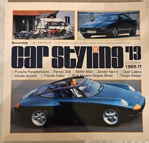 Car Styling Quarterly~ Number 73 Printed- Nov. 1989 Paperback Edition - Picture 1 of 13