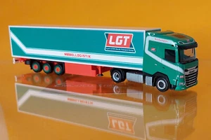 Herpa 317245 DAF XG Koffer-Sattelzug "LGT Logistics" Dänemark 1:87 NEU Modell - Picture 1 of 2