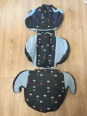 Bezug für Maxi-cosi Rodi SPS NEU blau-hellblau-rot-weiß