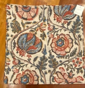 Pottery Barn Kissenbezug Haylie-Druck 20 x 20 rot NEU - Bild 1 von 1