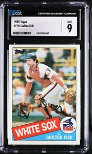 1985 Topps Carlton Fisk #770 CGC 9 P1369 - Picture 1 of 2