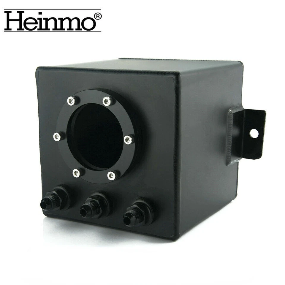 2L Billet High Flow Swirl Fuel Surge Pot Tank AN6 For 044 External Fuel Pump - Image 1 of 4