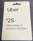 $25 uber gift card fast shipping free shipping
