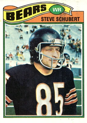 1977 Topps - #502 Steve Schubert (RC) Bears - Image 1 of 2