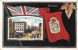Eighth Avenue Calgary Alberta 1910c postcard - Picture 1 of 2