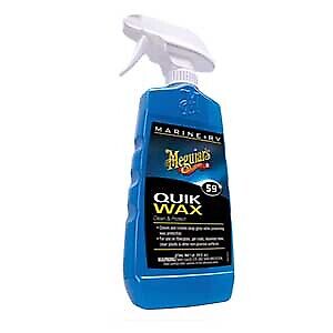 Meguiar's M5916 Premium Quick Wax Clean Spray For Boat/Marine/RV Detailing 16oz