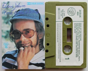 ELTON JOHN - ROCK OF THE WESTIES (DJM ZCDJX464) 1975 UK CASSETTE TAPE EX COND - Picture 1 of 8
