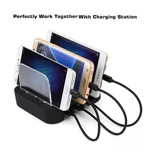 Short Micro USB Cable 15cm Fast USB Charging Cord for External Battery Charger - Picture 1 of 15