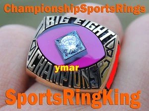 1987 OKLAHOMA SOONERS OU NCAA BIG 8 CHAMPIONSHIP 10K GOLD RING RARE - Picture 1 of 6