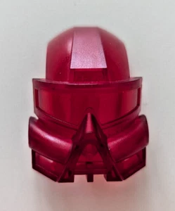LEGO Bionicle Trans-Red Kaukau Kanohi Mask - Picture 1 of 2