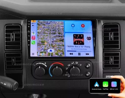 FOR 2001 2002-2004 DODGE DAKOTA  CARPLAY ANDROID CAR STEREO RADIO GPS BT Foto 1 de 4