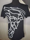 Gianni versace collection round neck short sleeve distressed t-shirt mens S