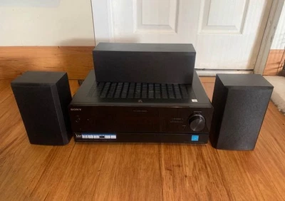Sony STR-DN1000 7.1 Ch HDMI Receiver Stereo + Remote + Bookshelf Speakers Bundle - Image 1 of 4