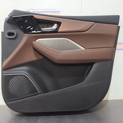 23 2023 ACURA MDX DOOR TRIM PANEL FRONT RIGHT PASSENGER BROWN BLACK  - Image 1 of 4