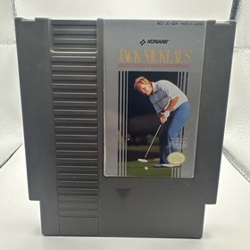 Jack Nicklaus Greatest 18 Holes Major Championship Golf Nintendo NES Cartridge